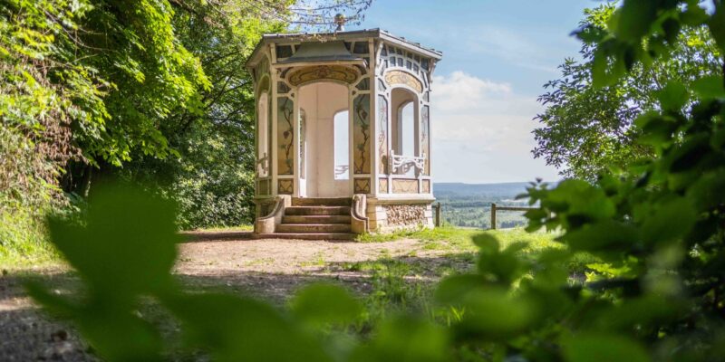 Kiosque du Belvédère en forêt de Rosny-sur-Seine Terres de Seine