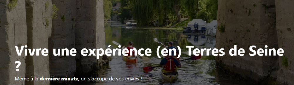 Réservez vos activités en Terres de Seine