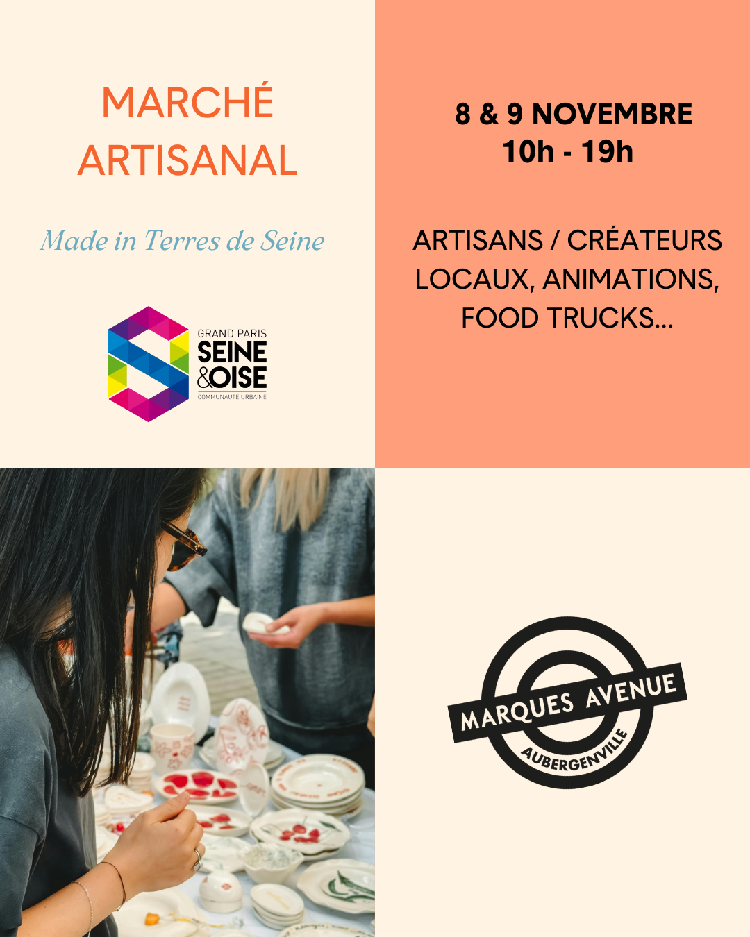 Marché artisanal Terres de Seine 