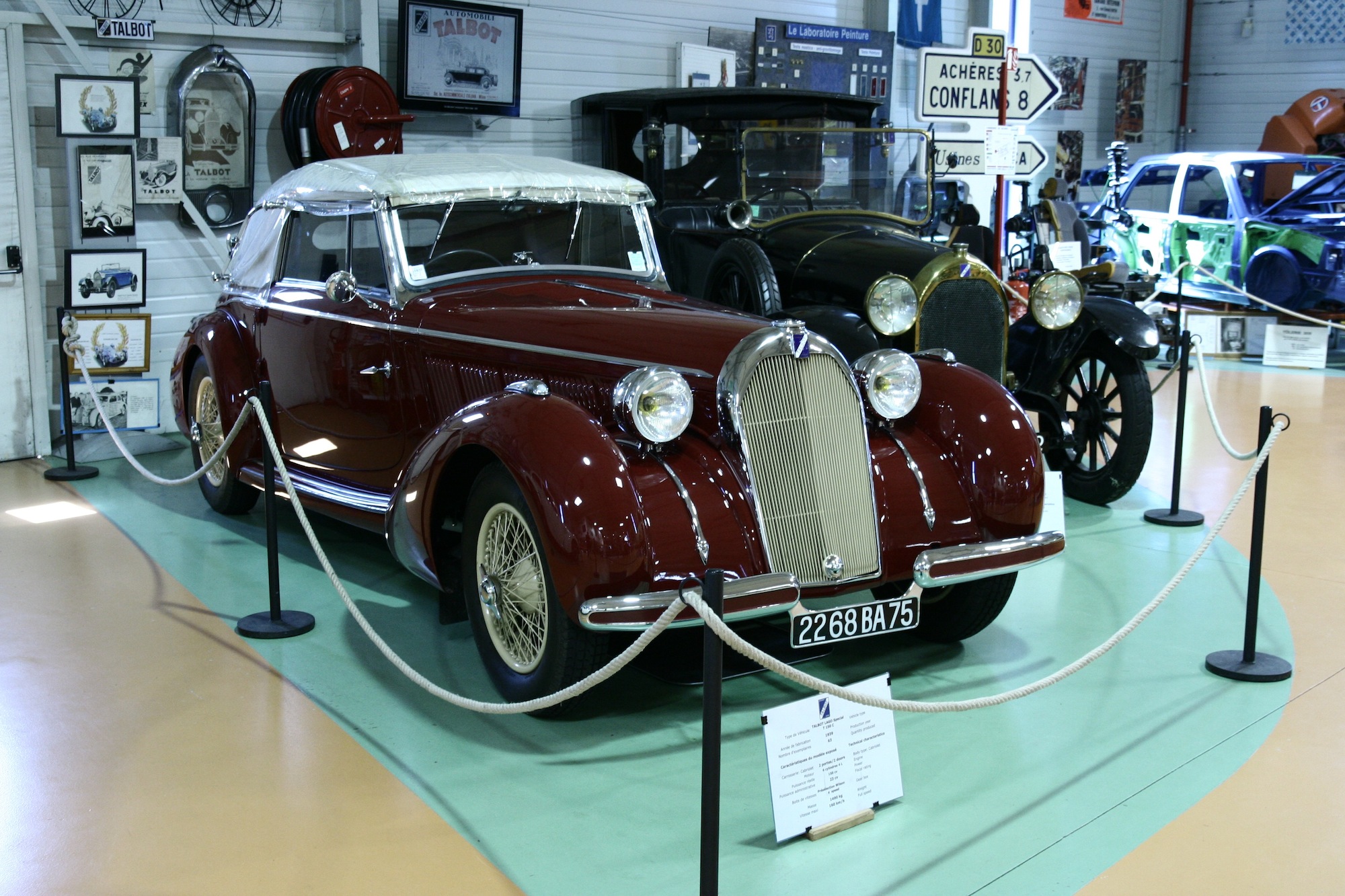 Visite du musée automobile de Poissy