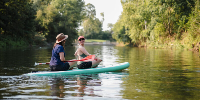 Stand up paddle à Villennes-sur-Seine