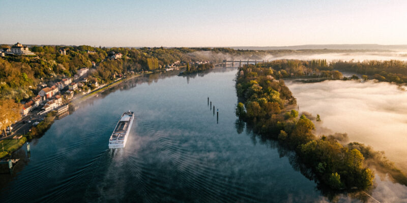 Vue sur la Seine depuis Rolleboise